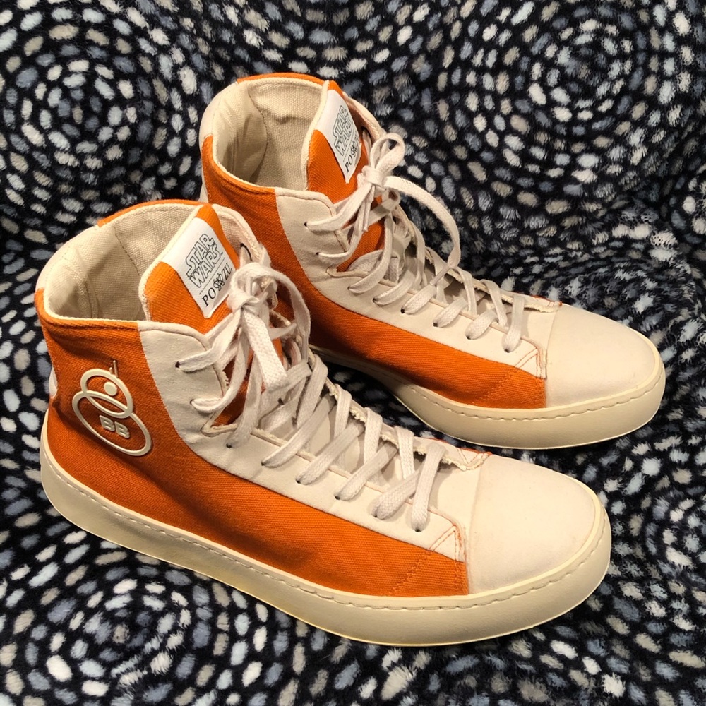 Po Zu, size 11.5W Star wars BB8 hi tops, Pre-Owned